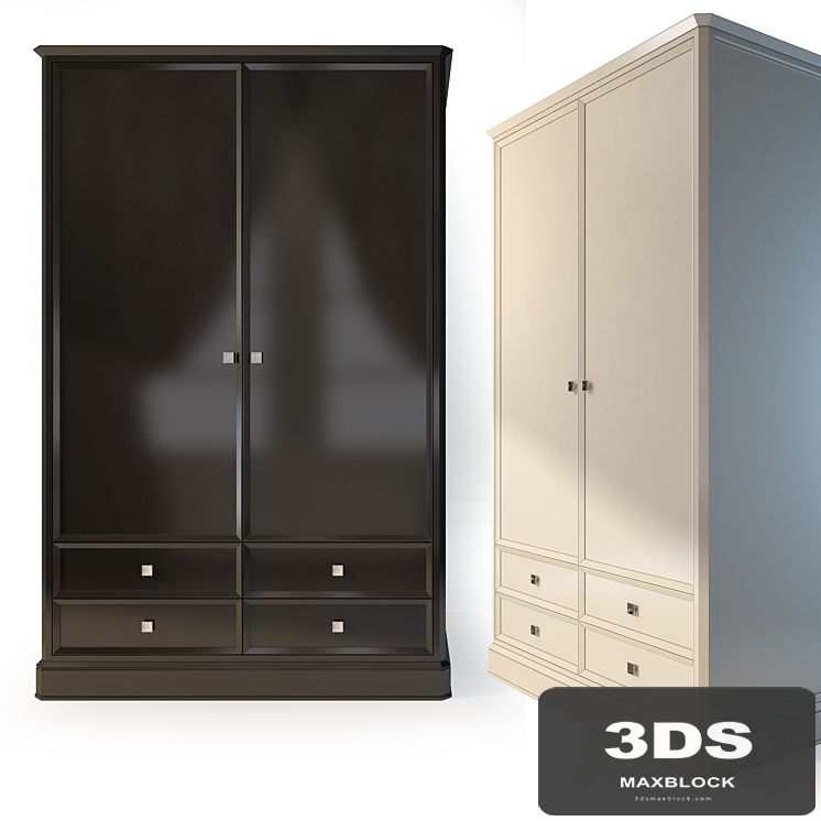 Wardrobe 2x / 3 door. The Werby Ellington.