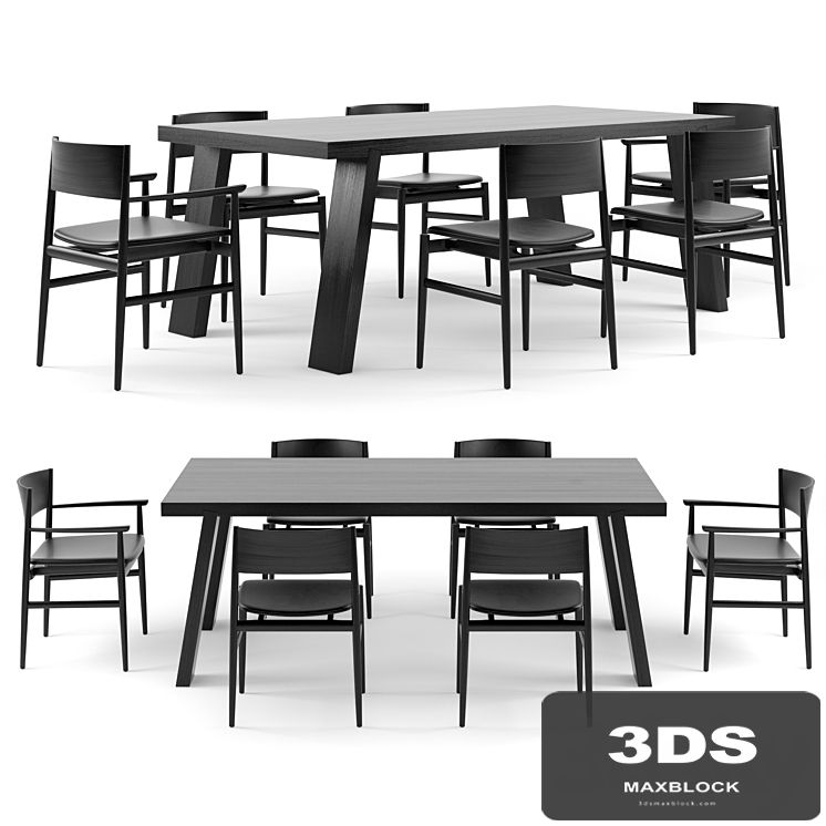 PORRO Minimo Light Table and Neve Chairs