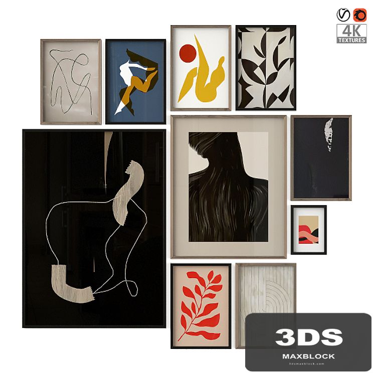 Abstract Posters Set 09