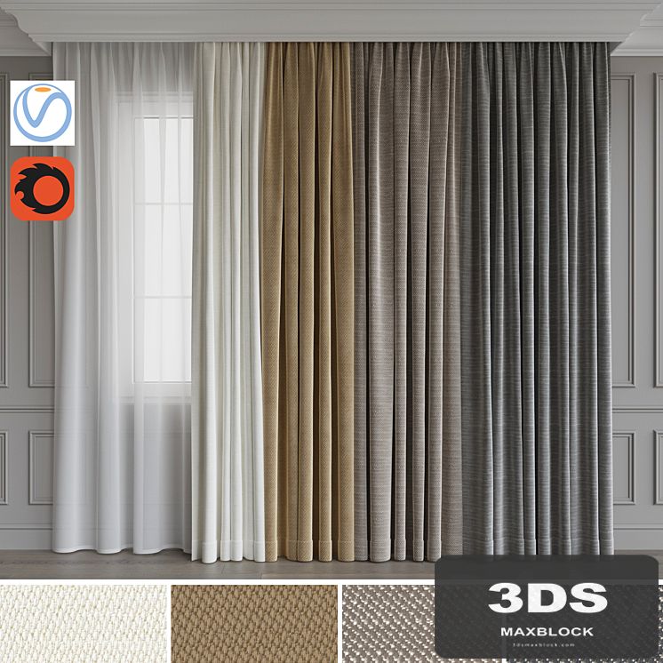 A set of curtains 13