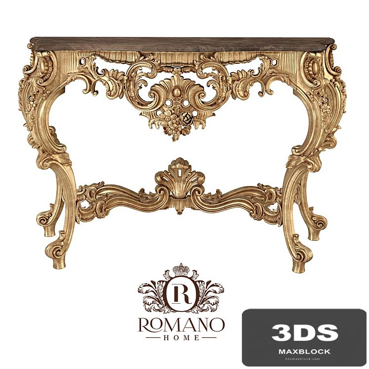 (OM) Isabella Console (4 Legs) Romano Home