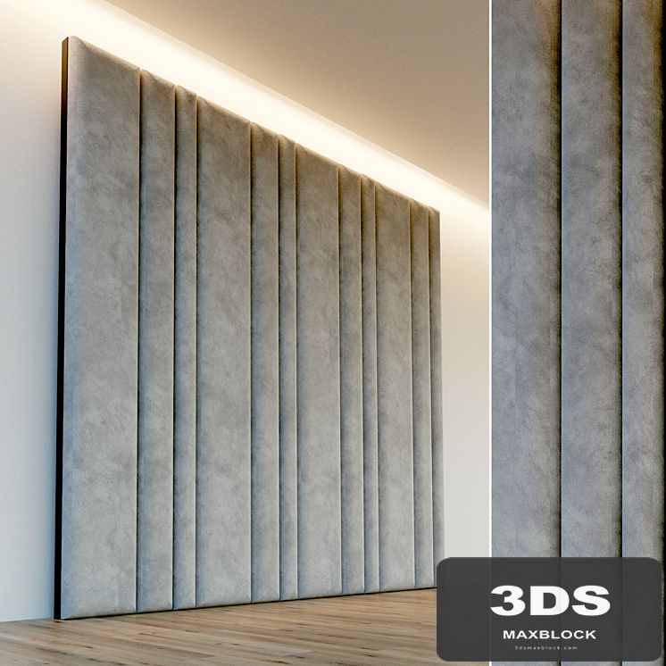 Decorative wall. Soft panel. 53