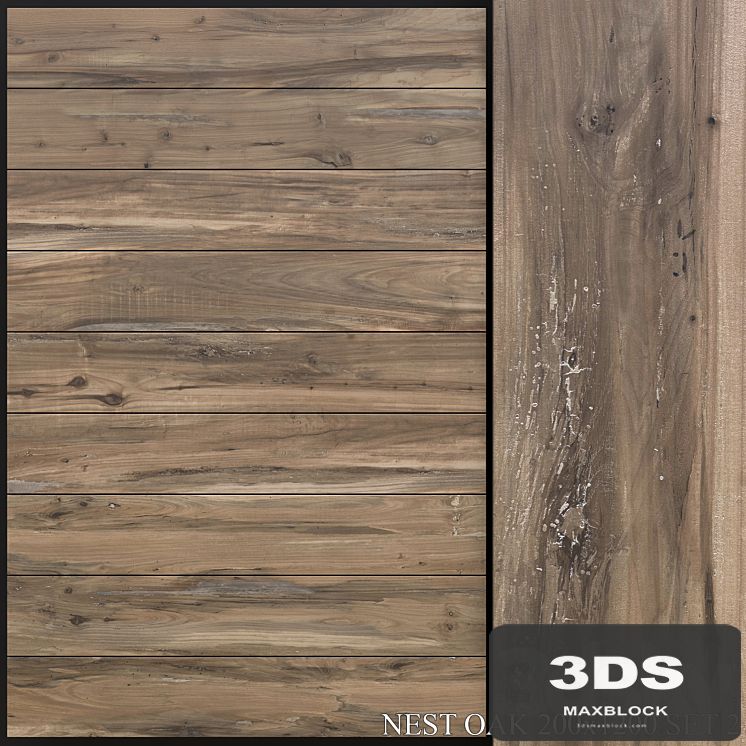 ABK Nest Oak 200x1200 Set 2