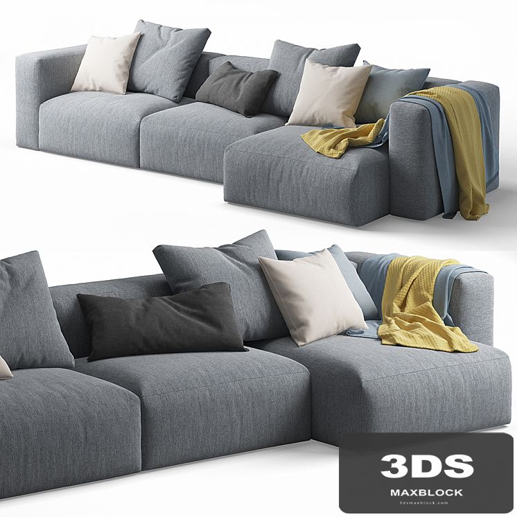 Mags Soft Corner Sofa by HAY