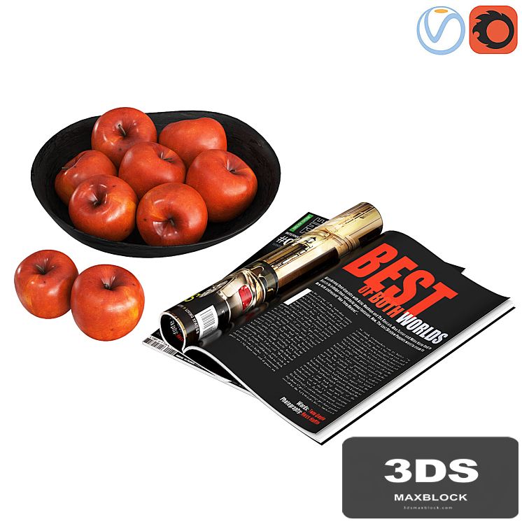 Fruit bowls red apples