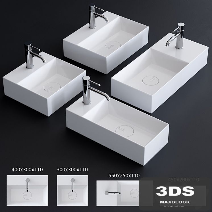 Alice Ceramica Spy Washbasin Set 1