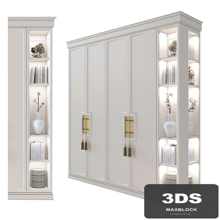 Cupboard with shelves 3