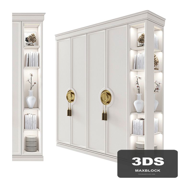 Cupboard with shelves 4