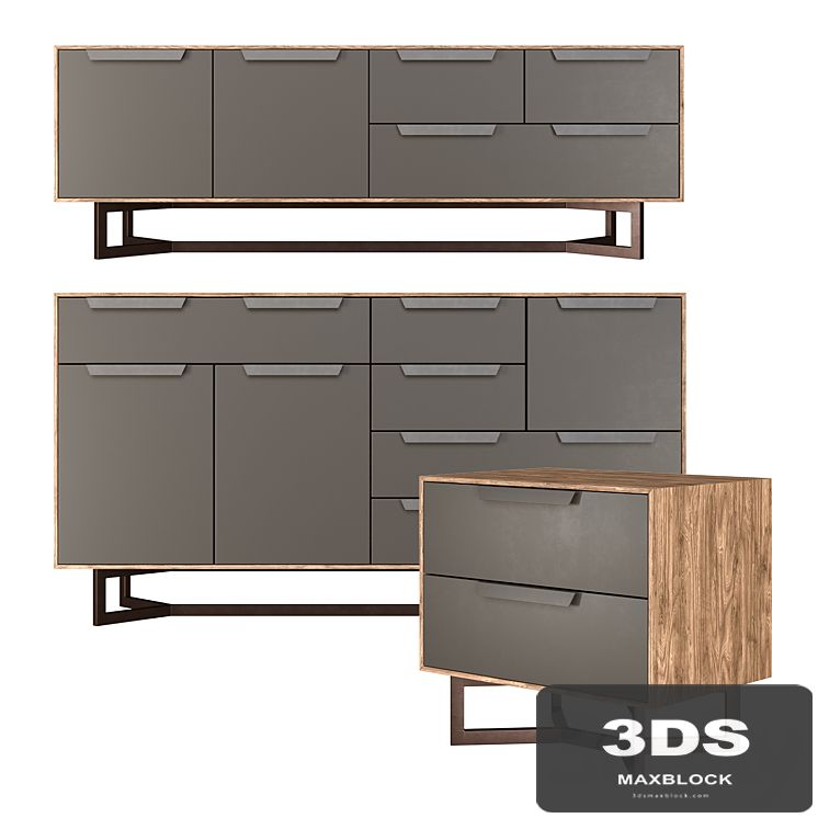 Hedberg nightstand, chest of drawers, TV stand