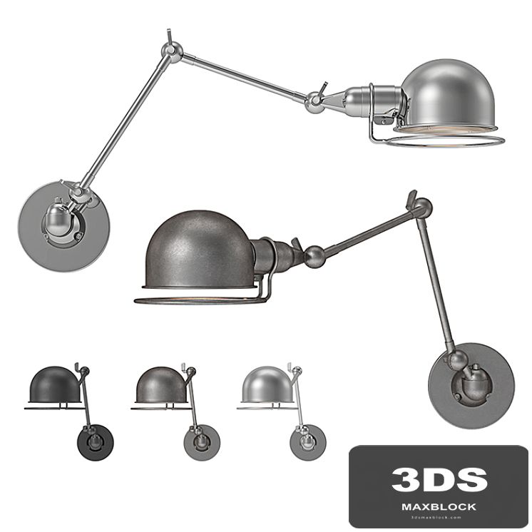 RH - Atelier Swing-Arm Wall Sconce