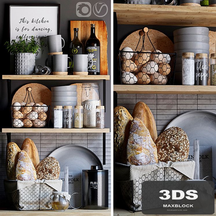 Decorative set for the kitchen 6