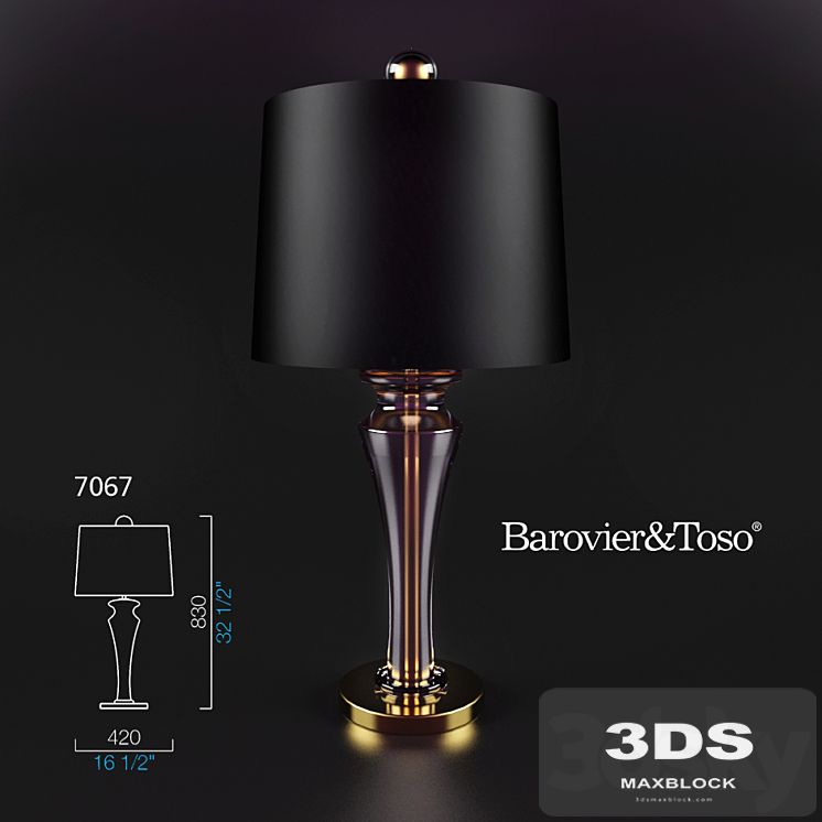 The lamp Barovier & Toso Saint Germain 7067