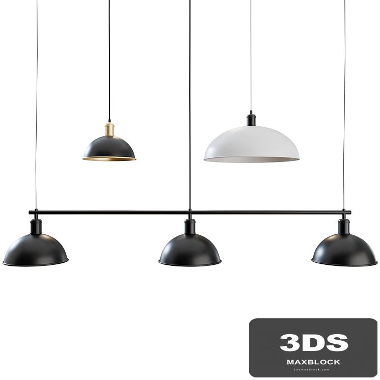 Hubert Suspension Frame + Pendant By MENU