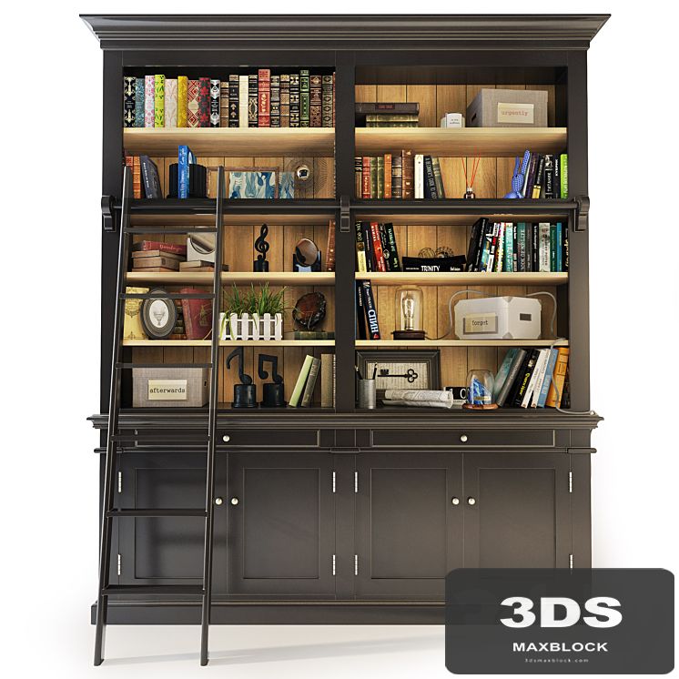 Bookcase, library Versailles. Maisons du monde