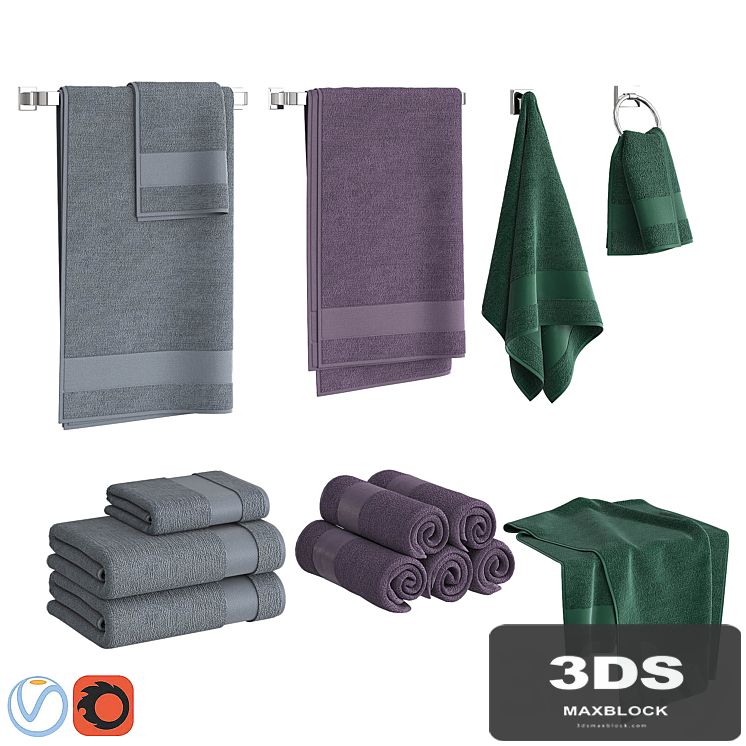 Color Towels Set
