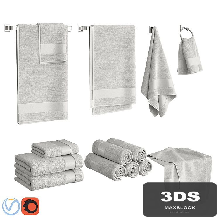 White Towels Set