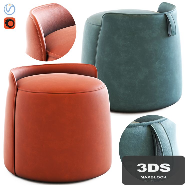 Ulivi lilas pouf