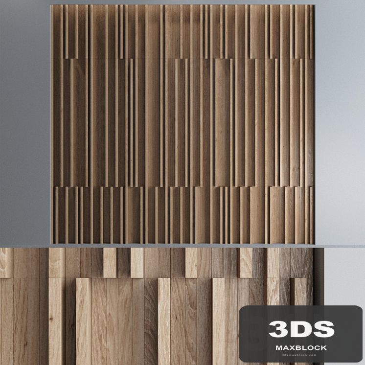 Wooden wall panel
