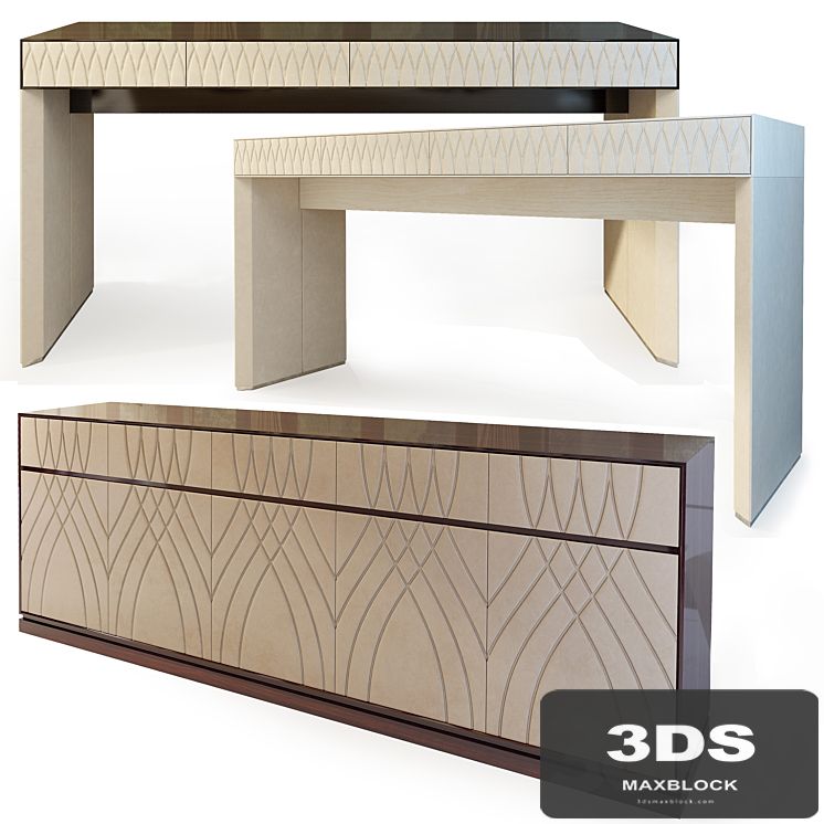 Chest and console Smania. "Jersey" "Rasha" sideboard, dresser.