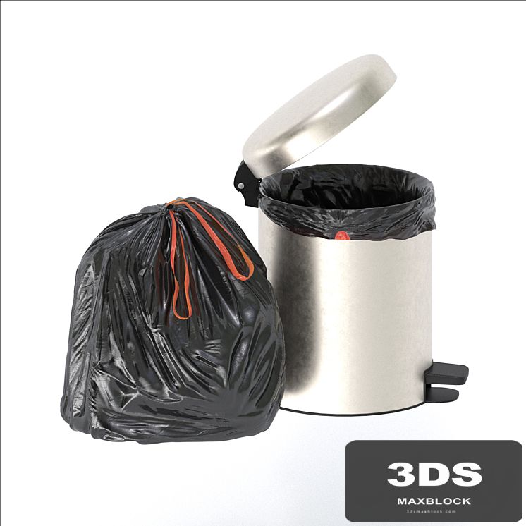 trash bag and bin