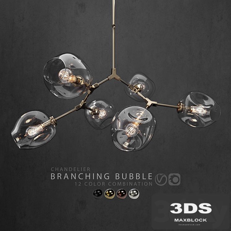 Collection Branching bubble 6 lamps
