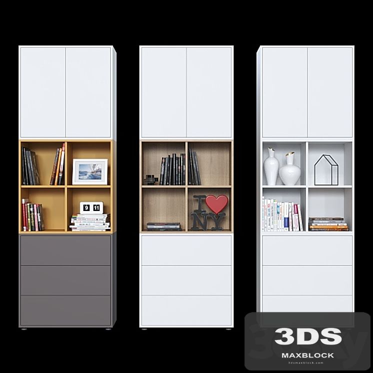 Cabinets IKEA Eket (6 color options).
