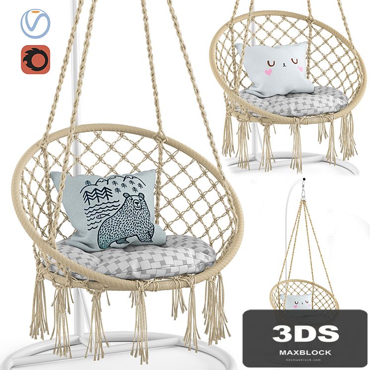 Ohuhu Hanging Hammock Swing Chair