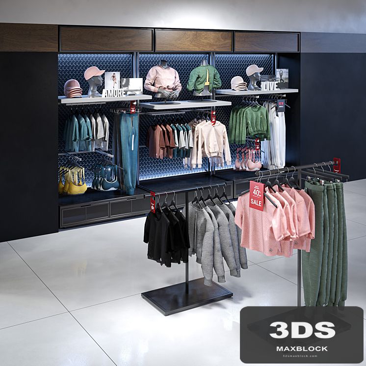 Clothes shop athletic wear 01