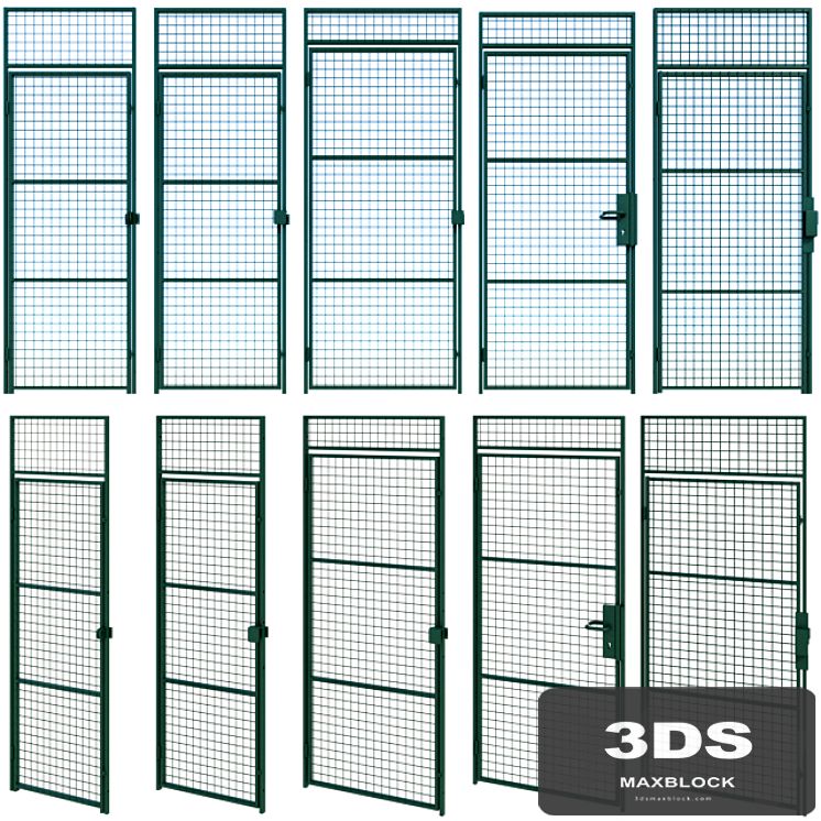 Swing metal metal door