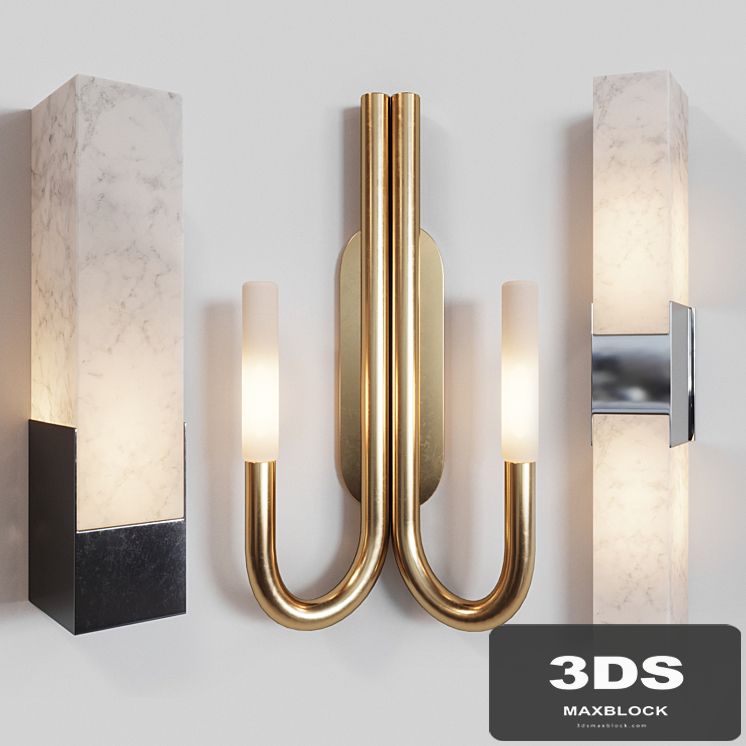 Sconce set by Kelly Wearstler