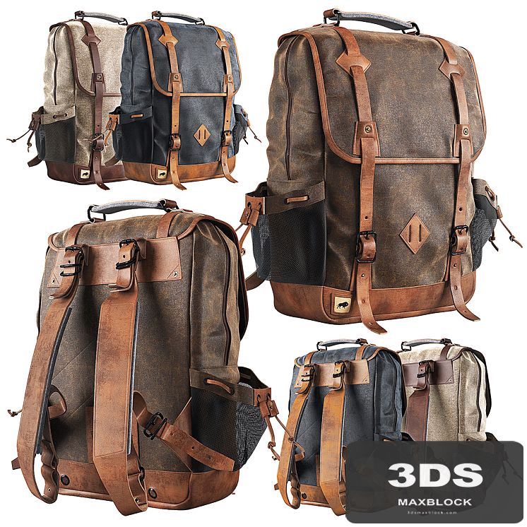DAKOTA WAXED CANVAS COMMUTER BACKPACK