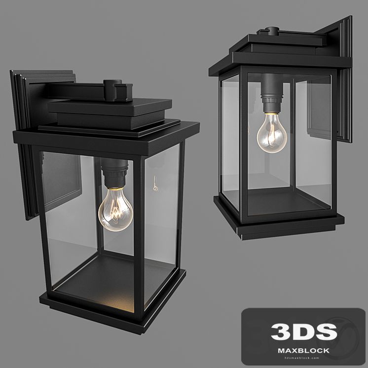Artcraft Lighting Freemont Black Outdoor Wall Sconce