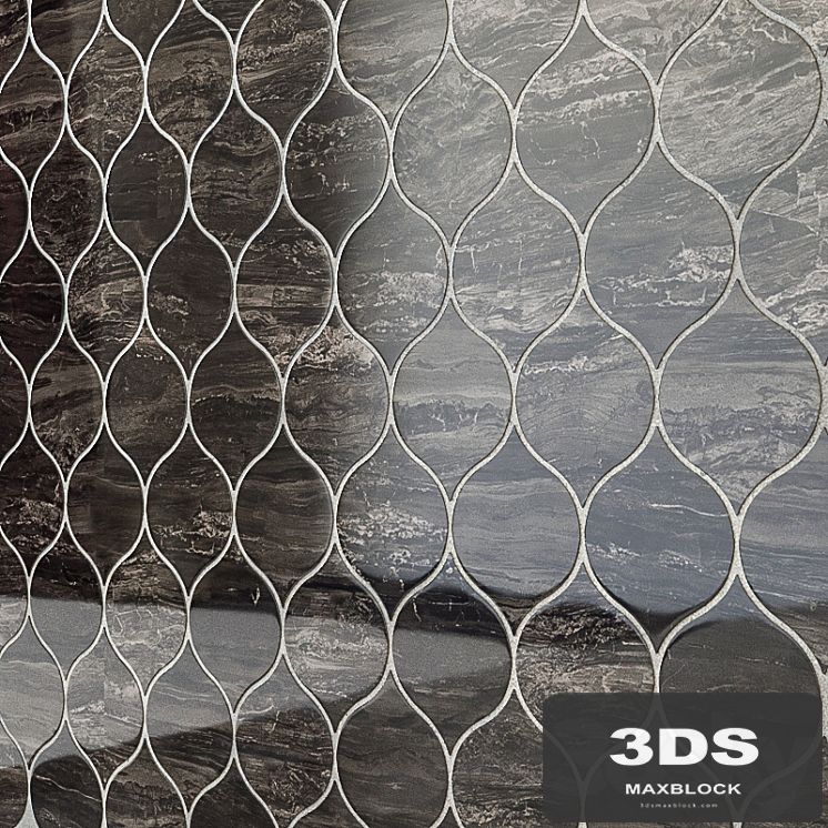 Mosaic ATLAS CONCORDE MARVEL EDGE Absolute Brown Drop Mosaic