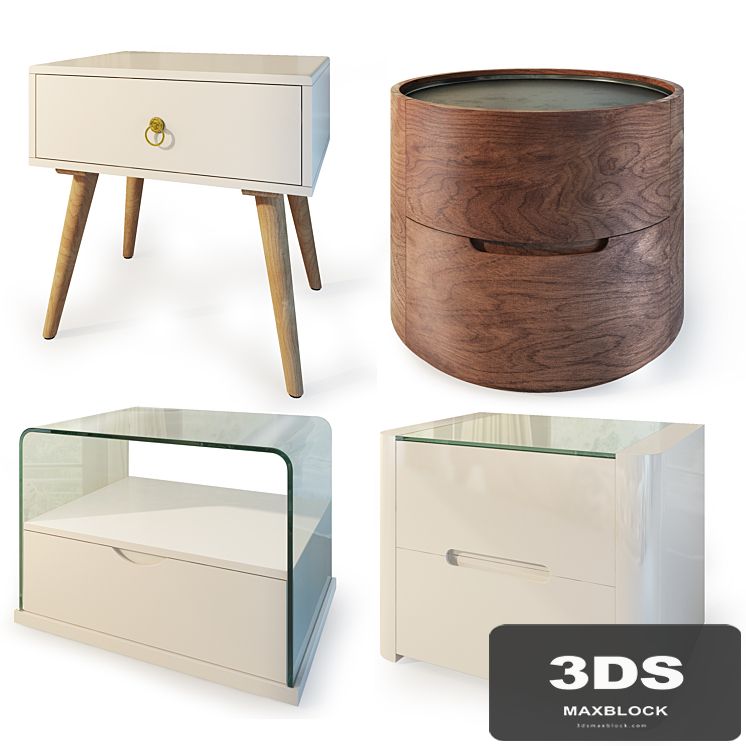 Curbstones from IMODERN (set2). Nightstand, bedside table.