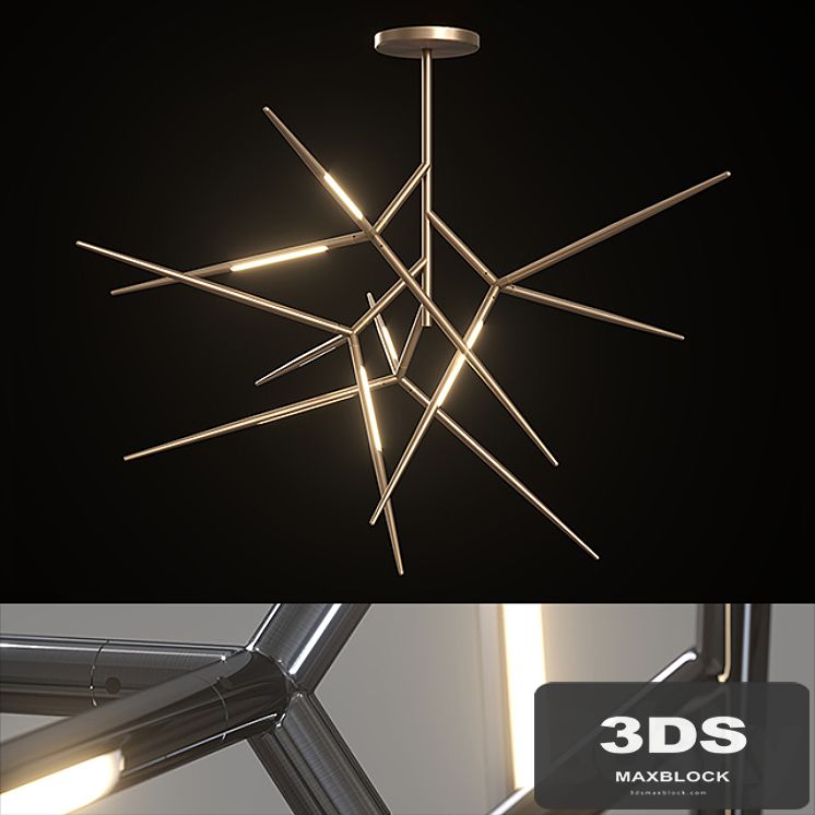 Chandelier Venicem Spear chandelier (3 materials).