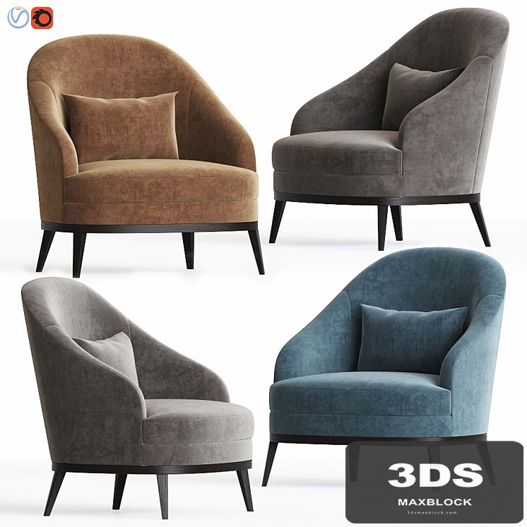 Oscar One Mebal Lounge Armchair
