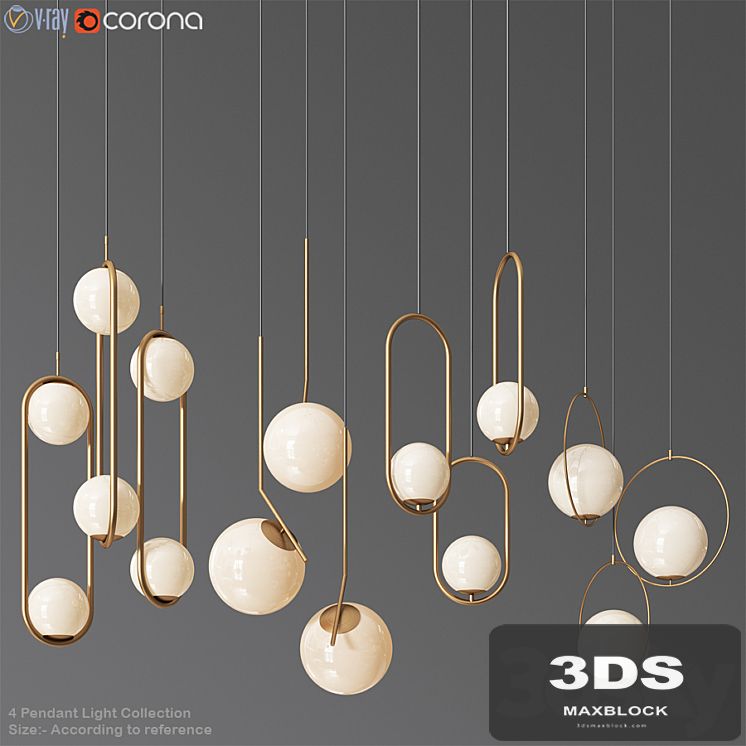 Ceiling Light Collection 3 - 4 Type