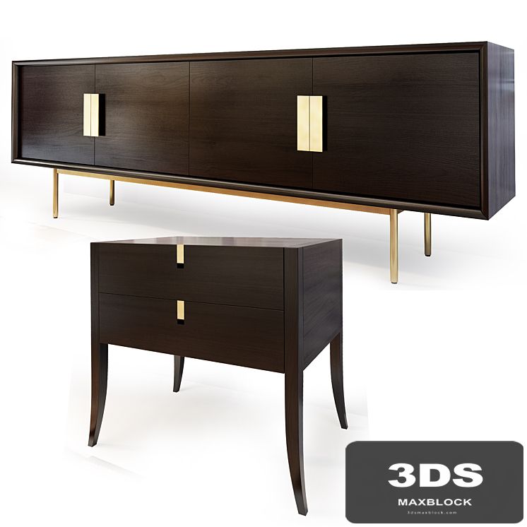 Chest of drawers and cabinets from Selva. Kenton sideboard, nightstand jubilee