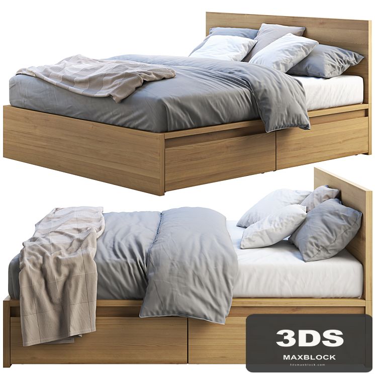 Ikea Malm bed 2