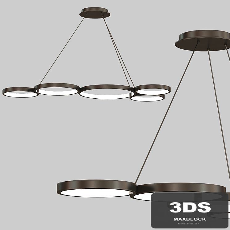 Capella LED Chandelier, Silver