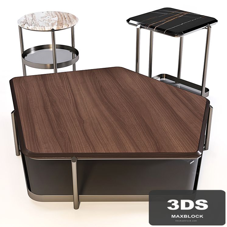 Giorgetti: Coffee Table - Skyline Set 02