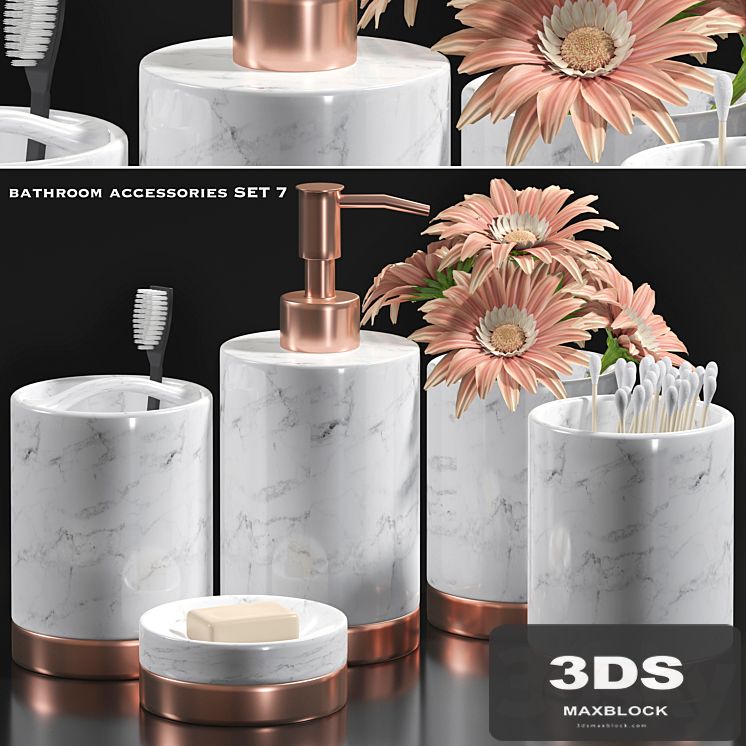 bathroom accessories set 7