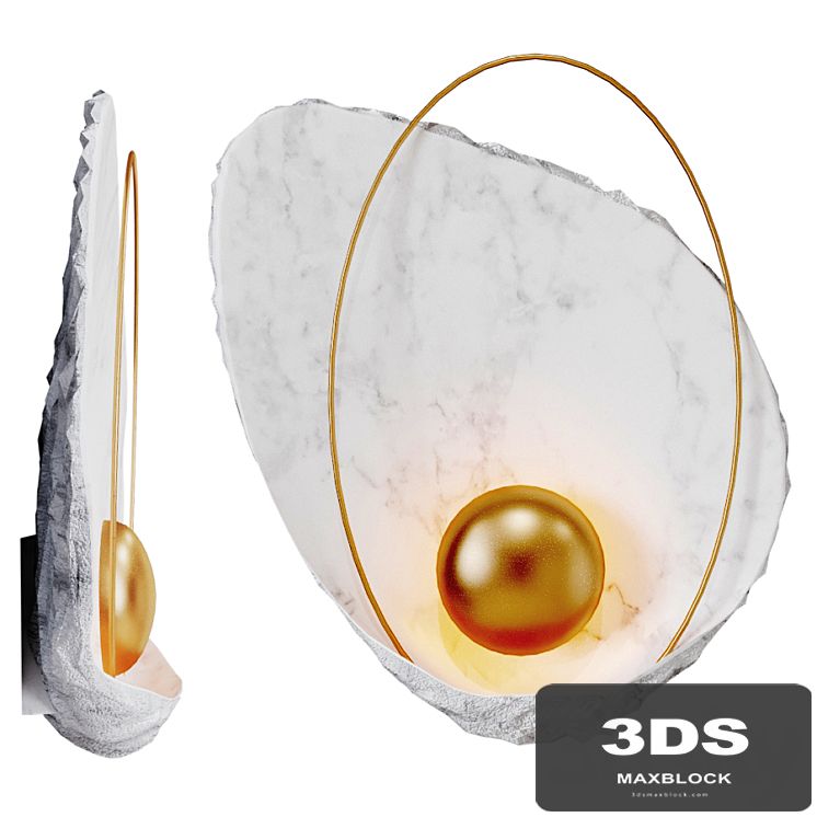 Sconce Ginger & Jagger Pearl Wall Lamp