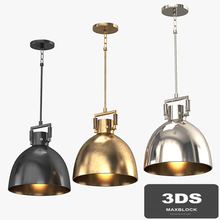 MACHINIST METAL CLOCHE PENDANT