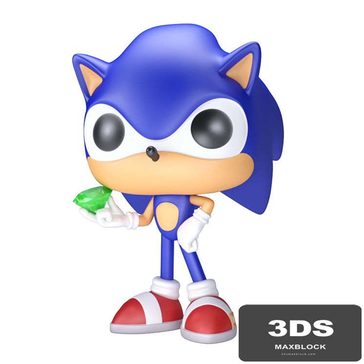 FUNKO POP SONIC with EMERALD