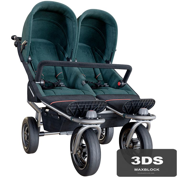 Stroller TFK Twin Adventure 2019 Fossil