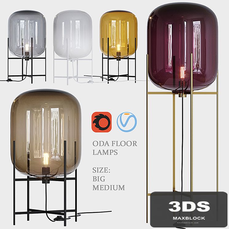 Oda floor lamps