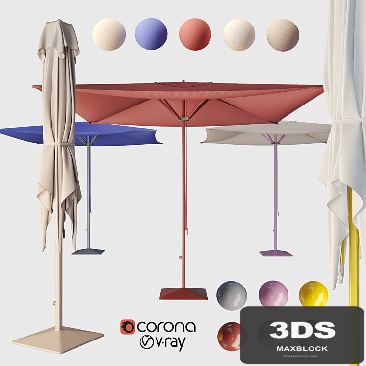 KETTAL / Meteo Telescopic Parasol 300
