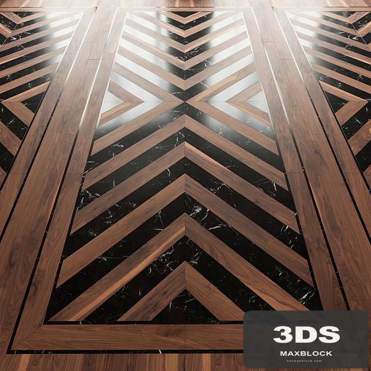 Parquet Ebony and Co, herringbone, chevron