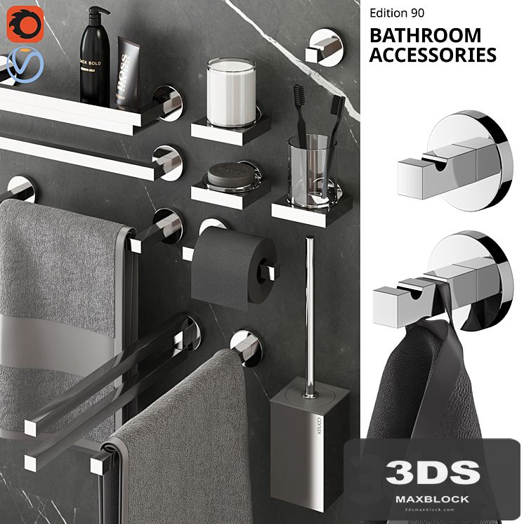 Keuco Edition 90 bathroom accessories